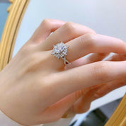 Vintage 1.5 Ct Oval Cut Diamond Wedding Ring-Evani Naomi Jewelry