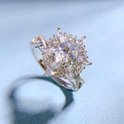 Vintage 1.5 Ct Oval Cut Diamond Wedding Ring-Evani Naomi Jewelry