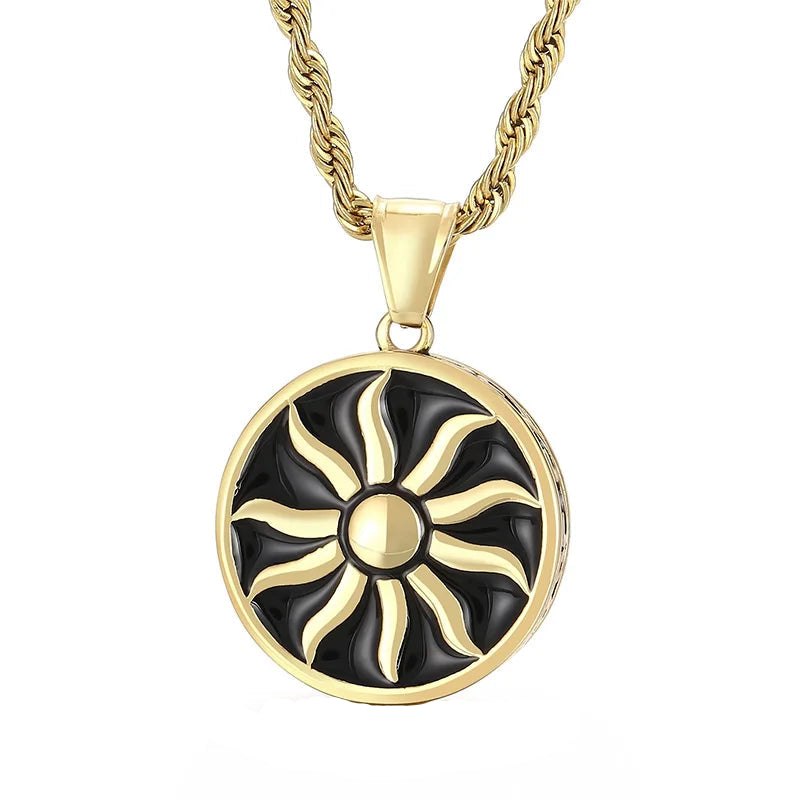 Vintage Apollo Amulet Sun Necklace-Evani Naomi Jewelry