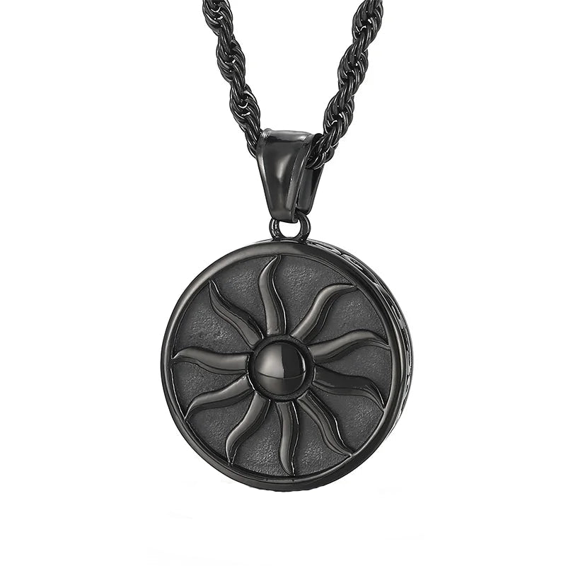 Vintage Apollo Amulet Sun Necklace-Evani Naomi Jewelry