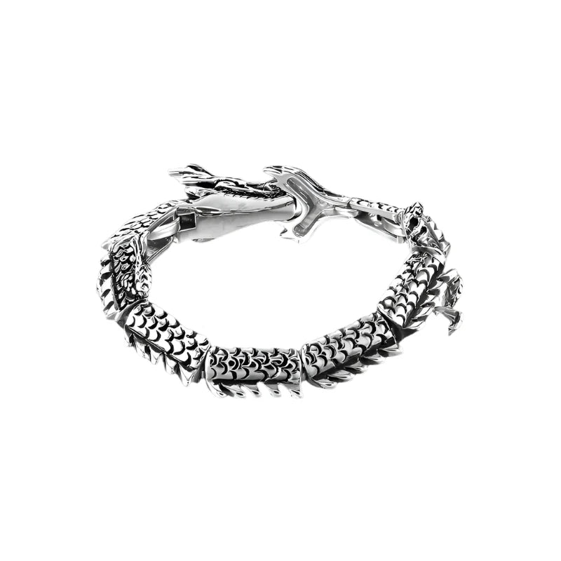 Vintage Domineering Dragon Punk Bracelet-Evani Naomi Jewelry
