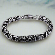 Vintage Empire Chain Skull Bracelet-Evani Naomi Jewelry