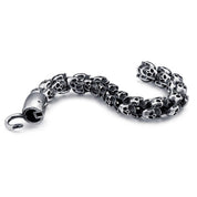 Vintage Skull Punk Skeleton Men's Bracelet-Evani Naomi Jewelry