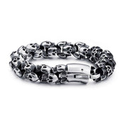 Vintage Skull Punk Skeleton Men's Bracelet-Evani Naomi Jewelry
