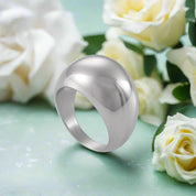 Vintage Style Oval Wedding Band-Evani Naomi Jewelry