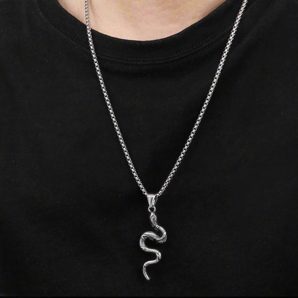 Vintage Style Twisted Snake Necklace-Evani Naomi Jewelry