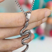 Vintage Style Twisted Snake Necklace-Evani Naomi Jewelry