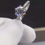 2.0 Ct Round Cut Diamond Engagement Ring