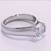 2.0 Ct Round Diamond Wedding Ring