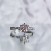 Classic 1.0 Ct Round Diamond Twisted Engagement Ring