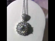 5.0 Ct Round Diamond Pendant Necklace