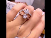 Classic Round Cut Diamond Engagement Ring