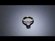 1.0 Ct Round Cut Diamond Engagement Ring