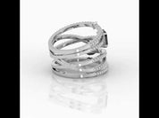 My Other Half Gothic Wedding Rings in 14k Gold Limited Coffin Shape Diamond