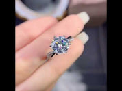 3.0 Ct Round Brilliant Cut Diamond Classic Engagement Ring