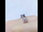 1.0 Ct Round Diamond Three Laps Engagement Ring