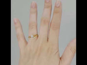 14k Yellow Gold Round Solitaire Diamond Engagement Ring