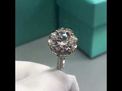 2.0ct Diamond Romantic Blossom White Gold Engagement Ring