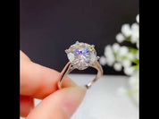 5.0 Ct Round Cut Diamond Solitaire Engagement Ring