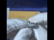 Round Cut Three Stones Diamond Engagement Ring