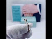 3.0 Ct Oval Cut Diamond Birthstone Engagement Ring