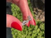 Stunning Emerald Cut 3.5ct Diamond Bridal Set