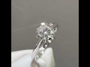 Snowflake White Gold Engagement Ring with 1.0ct Diamond