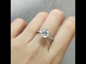 Classic White Gold Engagement Ring with 2.0ct Diamond