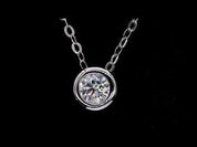 0.3ct Diamond Round Brilliant Cutting Necklaces