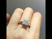 Classic 2.0 Ct Princess Cut Diamond Engagement Ring