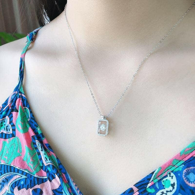 0.5 ct Twinkle Setting 5.0mm Diamond Necklace-Evani Naomi Jewelry