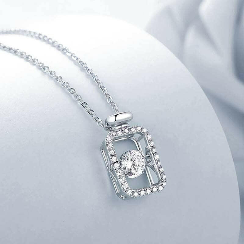 0.5 ct Twinkle Setting 5.0mm Diamond Necklace-Evani Naomi Jewelry