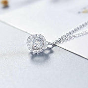 0.5 ct Twinkle Setting Round Diamond Necklace-Evani Naomi Jewelry