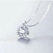 0.5 ct Twinkle Setting Round Diamond Necklace-Evani Naomi Jewelry