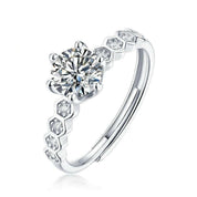 0.50 ct Diamond 5mm Engagement Ring-Evani Naomi Jewelry