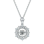 0.50 ct Diamond Snowflake Necklace-Evani Naomi Jewelry