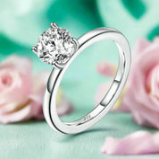 0.50 ct Diamond Solitaire Engagement Ring-Evani Naomi Jewelry