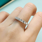 0.70 ct Round-cut Diamond Wedding Band-Evani Naomi Jewelry