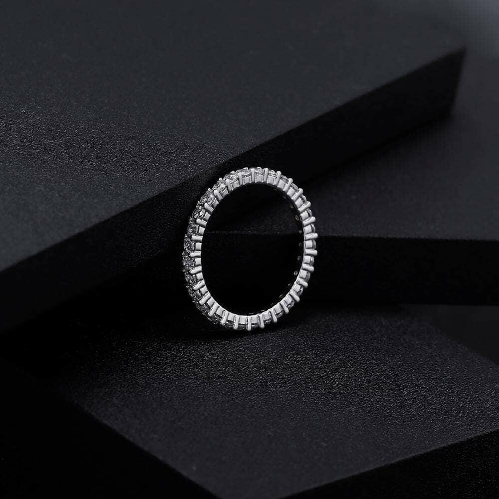 0.87 ct Diamond Full Eternity Dainty Wedding Band-Evani Naomi Jewelry