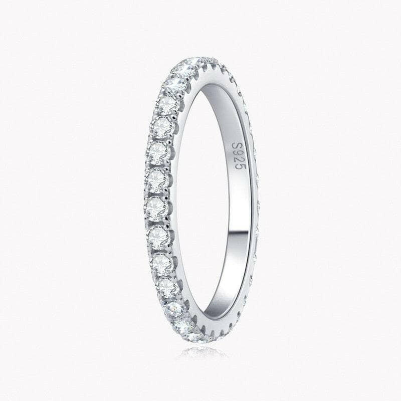 0.90 ct Diamond Full Eternity Wedding Band-Evani Naomi Jewelry