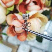 1 Piece Round-cut 0.50 ct Diamond Earring-Evani Naomi Jewelry