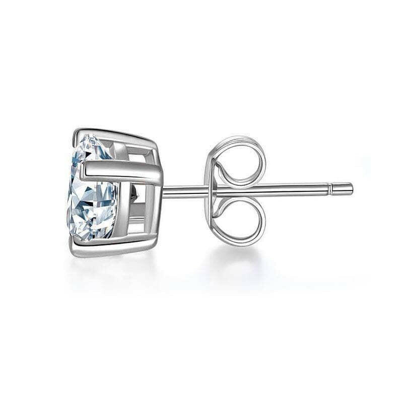 1 Piece Round-cut 0.50 ct Diamond Earring-Evani Naomi Jewelry