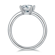 1.0 ct Princess-cut Diamond Solitaire Engagement Ring-Evani Naomi Jewelry
