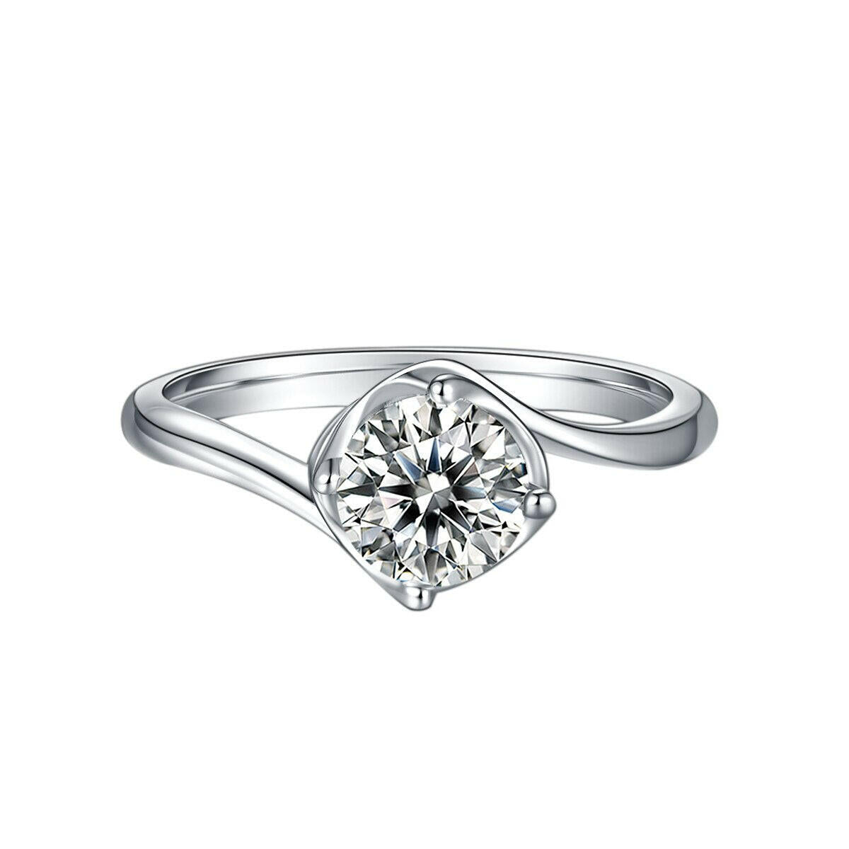 1.00 ct Diamond Solitaire Classic Engagement Ring-Evani Naomi Jewelry