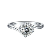 1.00 ct Diamond Solitaire Classic Engagement Ring-Evani Naomi Jewelry