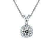 1.00 ct Diamond Solitaire Halo Jewelry Set-Evani Naomi Jewelry