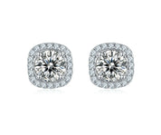 1.00 ct Diamond Solitaire Halo Jewelry Set-Evani Naomi Jewelry