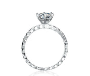 1.00 ct Diamond Vintage Wedding Ring-Evani Naomi Jewelry