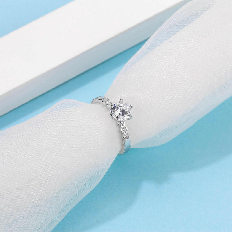 1.00 ct Diamond Vintage Wedding Ring-Evani Naomi Jewelry