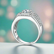 1.00 ct Round Brilliant Diamond Men's Ring-Evani Naomi Jewelry